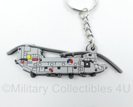 Chinook transporthelicopter 3D PVC sleutelhanger - origineel koninklijke Luchtmacht