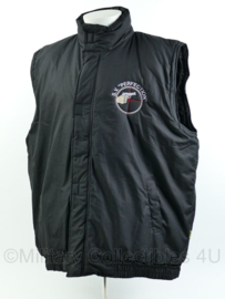 Schietvereniging Perfection bodywarmer - zwart - maat XL - gebruikt - origineel