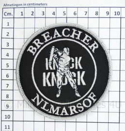 Korps Mariniers Breacher NLMARSOF Knock Knock embleem - met klittenband - diameter 9 cm