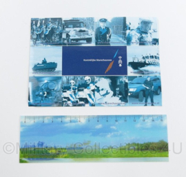 Koninklijke Marechaussee kaart en boekenlegger set - 14,5 x 10 origineel