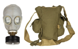 Russische leger GP5 gasmasker met (modern) filter en tas - maat 0, 1 of 2 - origineel