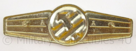 Duitse BW Bundeswehr Tatigkeitabzeiche PSV Truppe - Operative Communikation - zilver - afmeting 2,5 x 8 cm - origineel