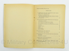 MVO Oefeningsaanwijzing Help de Vijand niet ! nr. AO 102 - 1949 - afmeting 15 x 22 cm - origineel