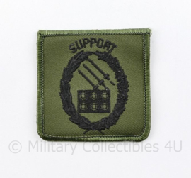 Defensie borst embleem Support - met klittenband - 6 x 6 cm - origineel