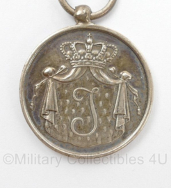Defensie trouwe dienst voor 24 jaar trouwe dienst medaille uit periode  Koningin Juliana - origineel