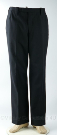 Gemeentepolitie of Korps Rijkspolitie uniform broek donkerblauw - maat 53 (Large) - 75% scheerwol  - origineel