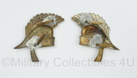 KNIL Genie paar insignes - 4 x 4 cm - origineel
