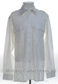 KL Nederlands leger Korps Mariniers GLT overhemd WIT - met zichtbare knopen en borstzakken - NIEUW in verpakking - maat 42-4 - origineel