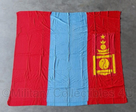 Mongolië vlag - zeer zeldzaam - 195 x 170 cm - origineel