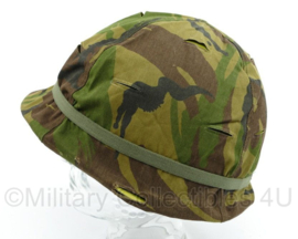 M1 helm met binnenhelm en woodland cover  - Origineel