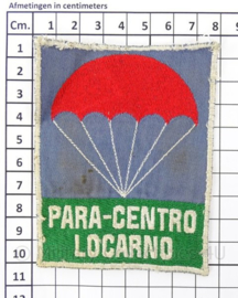 Zwitserse parawing embleem van Para Centro Locarno - 8 x 10 cm - origineel