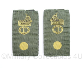 Defensie KL GVT epauletten Korps/Regiment Adjudant - 9 x 5 cm - origineel