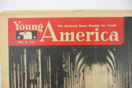 WO2 US Young America The National News Weekly for Youth Magazine tijdschrift - May 10, 1945 - 34,5 x 27 cm - origineel