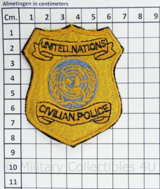 United Nations Civilian Police patch - 8 x 6,5 cm - origineel