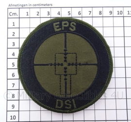 Nederlands  EPS DSI embleem met klittenband - diameter 9 cm