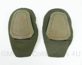 Defensie kniebeschermers voor Combat Pants groen - 25,5 x 15 cm - gebruikt - origineel