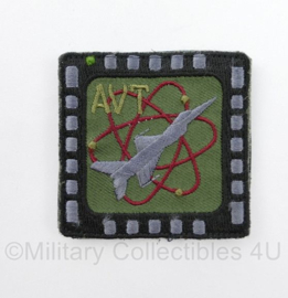 KLU Koninklijke Luchtmacht AVT F16 borstembleem - met klittenband - zeldzaam - 5 x 5 cm - origineel