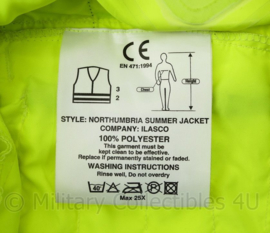 Britse Politie jacket lightweigt High Visability  met portofoon houders - nieuw - maat l XL - origineel