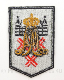 KL Landmacht embleem KMA Amsterdam - voor DT2000 - afmeting +/- 5 x 8 cm - origineel