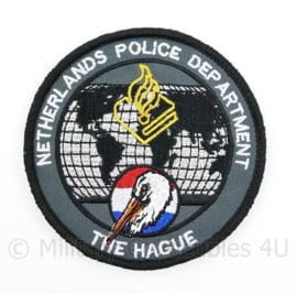 Netherlands Police Department The Haque embleem - met klittenband  - 9 cm. diameter