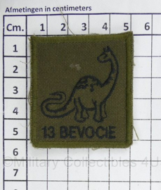 Defensie 13 BEVOCIE 13 Brigadebevoorradingscompagnie borstembleem - met klittenband - 5 x 5 cm - origineel