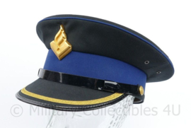 Nederlandse Politie huidig model platte pet met klepversiering - rang Inspecteur - gedragen - maat 59 - origineel
