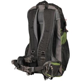 Lichte Trekking rugzak "Arber" 30 Liter - Green/Black