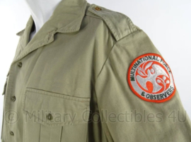 KMAR Koninklijke Marechaussee "sinaai missie" overhemd en broek met originele insignes - maat 41 - origineel