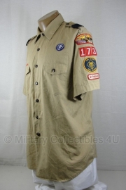 Boy Scout of America - maat XL - origineel overhemd met uitgebreide insignes!