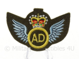 Britse wing embleem AD Air Dispatcher  - 7 x 5 cm - origineel