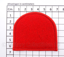 KM Koninklijke Marine, Korps Mariniers baret speld achtergrond - afmeting 7 x 6 cm