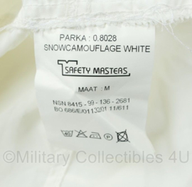 KMARNS Korps Mariniers Snowcamouflage White sneeuw parka met broek - maat Medium - nieuw - origineel