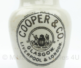 WO1 Britse vaas - fabrikant Cooper & Co. Glasgow Liverpool & London Creampot - 6,5 x 5 x 10 cm - origineel
