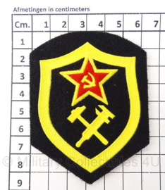 Russische USSR arm embleem technische dienst - 8,5 x 6,5 cm - origineel