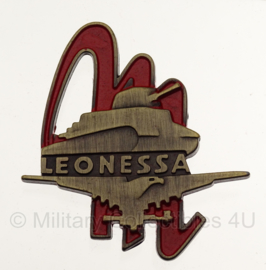 WW2 Italian Blackshirt IX Settembre Battalion Leonessa Distintivo 1ª Divisione corazzata di Camicie Nere "M" insigne in geschenk- of displaydoosje