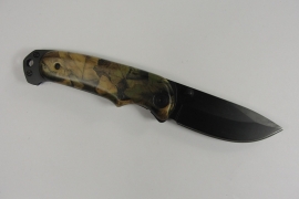 Zakmes - hunter camo - zwart lemmet