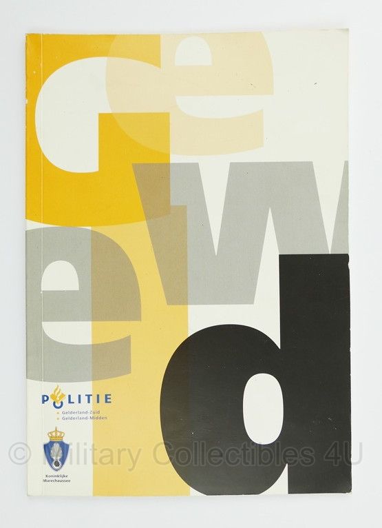 Politie en Marchaussee "Geweld instructie boek" - 21 x 14,5  cm - origineel