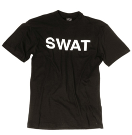 T shirt zwart - SWAT - alleen maat XXL op voorraad