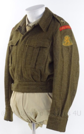 MVO uniform jas "Garde Grenadiers" met embleem "nationaal commando" - maat 48 - origineel