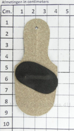 Bundeswehr BGS Bundesgrenzschutz borsthanger - 8,5 x 4 cm - origineel