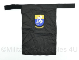 KL Nederlandse leger halssjaal - schoolbataljon - zwart - 47 x 34 x 0,1 cm - origineel