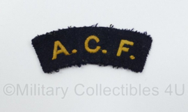 British ACF Army Cadet Force British shoulder title embleem - origineel