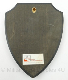 Wandbord Dutchbat Griffin Verenigde Naties - 14½ x 1½ x 19 cm - origineel