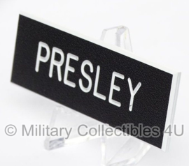 Elvis Presley naambordje Elvis Presley Name Plate Class A voor op Class A uniform