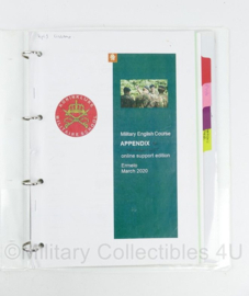 Defensie Military English Course Appendix handboek maart 2020 - 32 x 27 x 4  cm - origineel