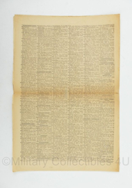 WO2 Duitse krant Frankische Tageszeitung nr. 32 8 februari 1944 - 47 x 32 cm - origineel