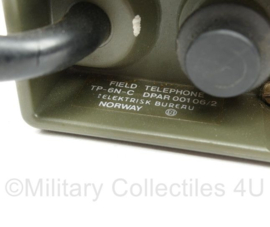 KL Veld telefoontoestel TA 5416 met draagtas TP-6N Field phone Ericcson TA4881 TA30028 TA30082 - werkend - origineel