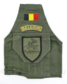 ABL Belgische leger armband 17e brigade - 19 x 25 cm - origineel
