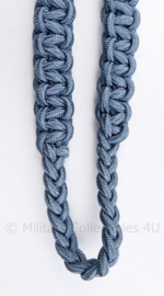 US Infantry Shoulder Cord nestelkoord blauwgrijs - 32 x 4 cm - NIEUW - origineel