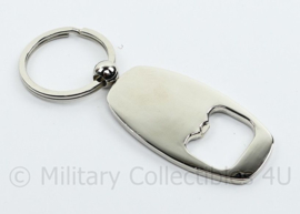 NATO NRF Response Force sleutelhanger met opener in houder - 9,5 x 3 cm - origineel